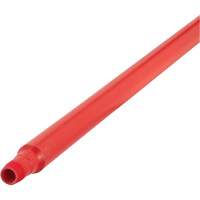 Ultra Hygiene Handle, Broom/Scraper/Squeegee, Red, Ergonomic, 59" L Par Equipment