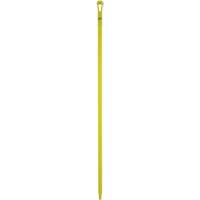 Ultra Hygiene Handle, Broom/Scraper/Squeegee, Yellow, Ergonomic, 59" L Par Equipment