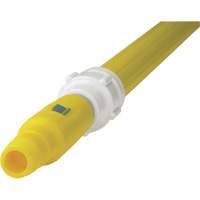 Deck Scrub Handle, Brush/Pad Holder, Yellow, Telescopic, 62"-113" L Par Equipment