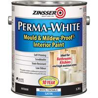 Peinture int&eacute;rieure Mold & Mildew-Proof Perma-White, 3,78 L, Gallon, Blanc Par Equipment