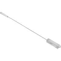 Brosse avec manche flexible, Soies Moyen, Longueur de 36", Blanc Par Equipment