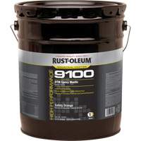 Base de mastic &eacute;poxy DTM du syst&egrave;me 9100, Orange s&eacute;curit&eacute;, 5 gal., Seau Par Equipment
