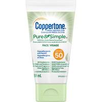 Pure & Simple<sup>®</sup> Face Sunscreen, SPF 50, Lotion JM043 | Par Equipment