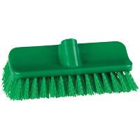 Brosse &agrave; angle double ColorCore pour surfaces hautes et basses, Soies Ferme, Longueur de 10", Vert Par Equipment