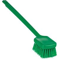 Brosse &agrave; manche long ColorCore, Soies Ferme, Longueur de 20", Vert Par Equipment