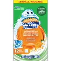 Scrubbing Bubbles&reg; Fresh Brush&reg; Toilet Brush Flushable Refills, Refill Par Equipment