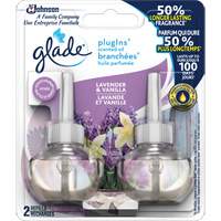 Glade&reg; PlugIns&reg; Scented Oil Refills, Lavender & Vanilla, Cartridge Par Equipment