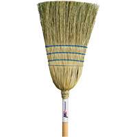 Heavy-Duty Corn Broom, 3-String, Wood Handle Par Equipment