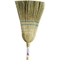 Heavy-Duty Corn Broom, 2-String, Wood Handle Par Equipment