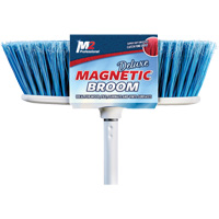 Flat Magnetic Indoor Broom with Handle, 48" Long Par Equipment
