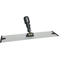 Support de vadrouille &agrave; &eacute;pousseter en microfibres &agrave; boucles et crochets, 18", Aluminium Par Equipment