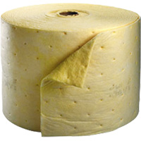 Tampon absorbant pour produits chimiques, Lourd, 150' lo x 15,25" la, Absorption 35,9 gal Par Equipment