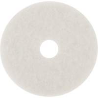 Floor Pad, 10", Buffing/Cleaning/Polish, White Par Equipment