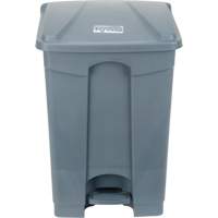 Step-On Garbage Can, Plastic, 12 US gal. Capacity Par Equipment