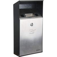 Smoking Receptacle, Wall-Mount, Stainless Steel, 1 Litre Capacity, 11-4/5" Height Par Equipment