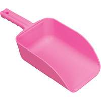Large Hand Scoop, Plastic, Pink, 82 oz. Par Equipment