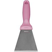 Grand racloir en acier inoxydable, Rose, 3" la x 9" lo Par Equipment