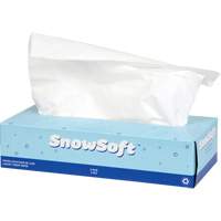 Snow Soft Premium Facial Tissue, 2 Ply, 7.4" L x 8.4" W, 100 Sheets/Box Par Equipment