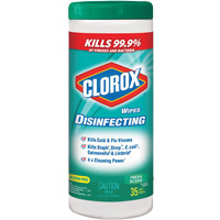 Lingettes d&eacute;sinfectantes, 35 lingettes Par Equipment