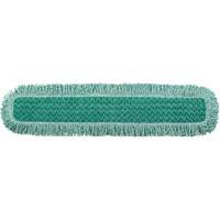 Tampon avec frange pour vadrouille &agrave; &eacute;pousseter Hygen, Style Boucles et crochets, Microfibre, 40" lo x 9" la Par Equipment