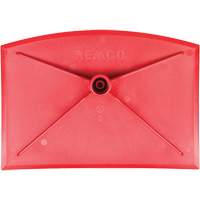 Food Hoe Head, Red, 8" W x 11-1/4" L Par Equipment