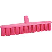 UST Push Broom, Medium Bristles, 15-1/4", Polyester, Pink Par Equipment