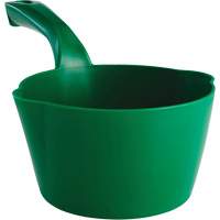 Round Bowl Scoop, Plastic, Green, 32 oz. Par Equipment