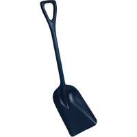 One-Piece Metal Detectable Shovel, 10" x 14" Blade, 37-1/2" Length, Plastic, Blue Par Equipment