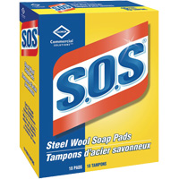 Tampons en laine d'acier saponifi&eacute;e S.O.S Par Equipment