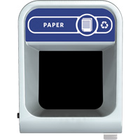 Configure Paper Waste Container, Bulk/Curbside/Deskside, Steel, 45 US gal. Par Equipment