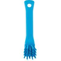 Brosse avec rebord grattoir, Soies Ferme, Longueur de 6", Bleu Par Equipment