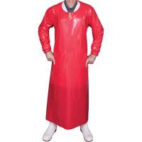 Top Dog 6 Mil. Gown, Large, Red, Polyurethane Par Equipment