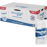 Snow Soft™ Signature Kitchen Towel Roll, 2 Ply, 420 Sheets/Roll, 4.5" W, 11" L x JP484 | Par Equipment