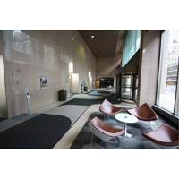 Supreme Knob Entrance Matting, Wiper/Scraper, 6-1/2' x 75-1/2' x 7/16", Charcoal Par Equipment