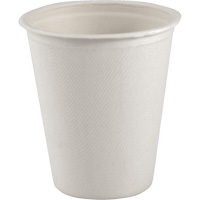 Gobelet compostable &agrave; paroi unique pour boisson chaude, Papier, 8 oz, Blanc Par Equipment