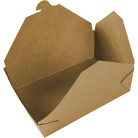 Kraft Take Out Food Containers, Corrugated, Recantgular JP920 | Par Equipment