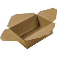 Kraft Take Out Food Containers, Corrugated, Recantgular JP923 | Par Equipment
