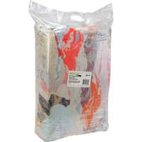 Chiffons fabriqués à partir de matériaux recyclés, Tissu éponge, Mélange de couleurs, 25 lb JQ112 | Par Equipment