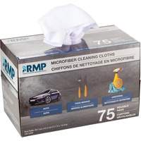 Washable Cleaning Cloths, Microfibre, White Par Equipment