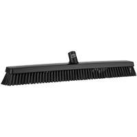 Heavy-Duty Push Broom, Fine/Stiff Bristles, 24", Black JQ221 | Par Equipment