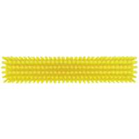 Push Broom Head, Fine/Stiff Bristles, 16-1/2", Polyester/Polypropylene, Yellow Par Equipment