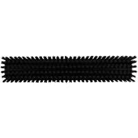 Push Broom Head, Fine/Stiff Bristles, 16-1/2", Polyester/Polypropylene, Black Par Equipment