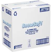 Snowsoft Deluxe Bathroom Tissue, Jumbo Roll, 2 Ply, White Par Equipment