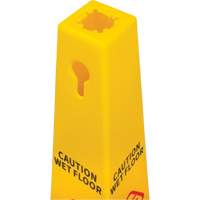 Wet Floor Safety Cone, Bilingual with Pictogram Par Equipment