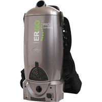 Ergo Pro Cordless Backpack Vacuum, Dry, 2 US Gal. (7.57 Litres) Par Equipment