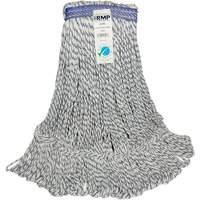 T&ecirc;te de vadrouille ray&eacute;e, Finition de plancher, Synth&eacute;tique, 24 oz, Style Boucle Par Equipment