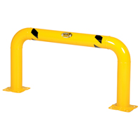 High Profile Machinery Guards, 4' W x 2' H, Yellow Par Equipment
