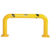 High Profile Machinery Guards, 4' W x 2' H, Yellow Par Equipment