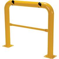High Profile Machinery Guards, 4' W x 3.5' H, Yellow Par Equipment