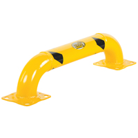 Low Profile Rack Guards, 3' W x 0.75' H, Yellow Par Equipment